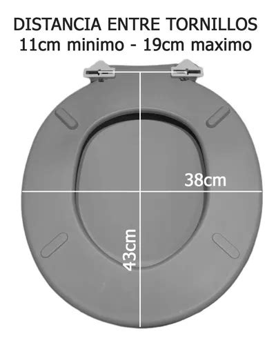 Asiento Inodoro Plastico Tostado Universal Redondo Monkoto Mebuscar