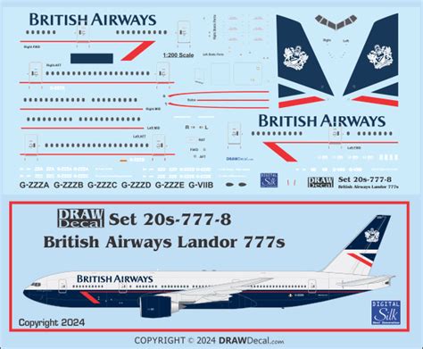 British Airways Landor S Released Draw Decal