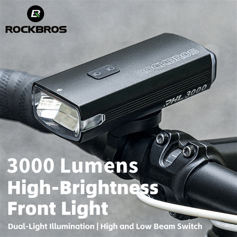 PH DeliveryROCKBROS Bike Front Light 3000 Lumens IPX6 Waterproof