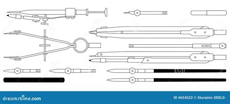 Technical Drawing Tools Stock Photography - Image: 4654522