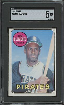 Topps Bob Clemente Ex Sgc Baseball Pittsburgh Pirates Ebay