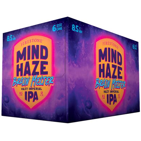 Firestone Walker Mind Haze Brain Melter 6 Pack Of 12 Oz Can