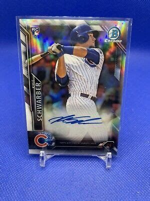 Kyle Schwarber Bowman Chrome Auto Refractor Rookie Rc Cra Ks