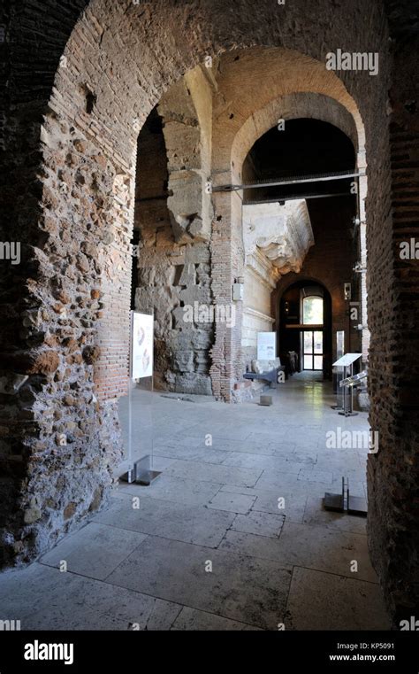 Italy Rome Capitoline Museums Tabularium Stock Photo Alamy