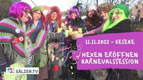 Hexen Er Ffnen Karnevalssession S Lzer Tv Das Stadtfernsehen F R