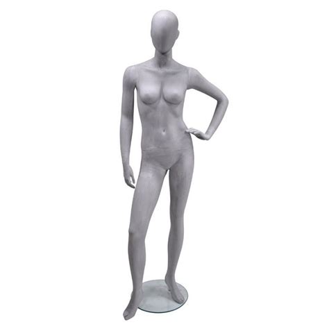 Maniquies Senora Gris Con Cabeza Uevo