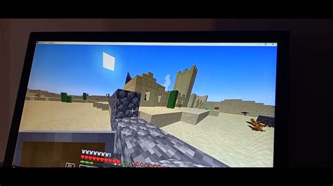 Minecraft 8 Encontrei um templo do deserto encontrei uma maça dourada