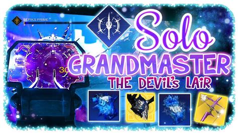 Solo Grandmaster Nightfall Warlock The Devil S Lair Destiny