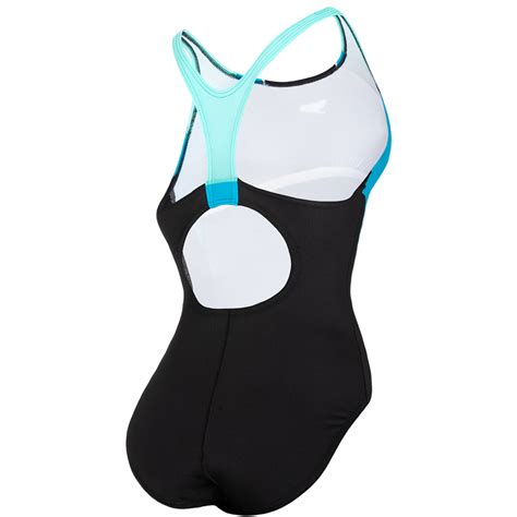 Speedo Womens One Piece Swimsuit Black Monte And Carlo Mint Costco