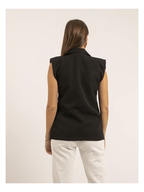 Blazer Sans Manches UVIDA Noir Kiabi 38 99