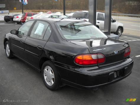 2000 Black Chevrolet Malibu Ls Sedan 22553489 Photo 4