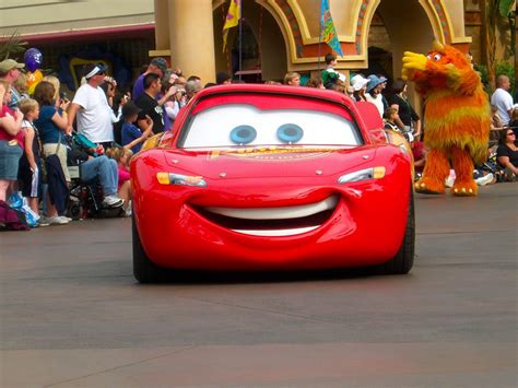 Lightning McQueen from Disney's Cars in the Pixar Play Par… | Flickr