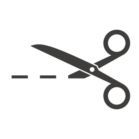 Cut Here Scissors Background Illustrations, Royalty-Free Vector ...