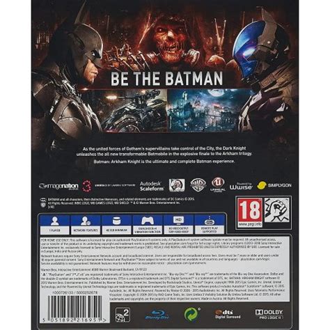 Купить Игра Batman: Arkham Knight (PS4) Blu-ray (5051892216951) - цена ...