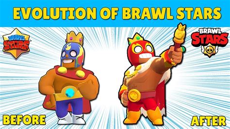 Evolution Of Brawlers In Brawl Stars Before And After Remodel Youtube