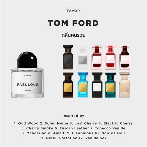 Tom Ford นำหอมแนวกลน Oud Wood Soleil Neige Lost Cherry fabulous