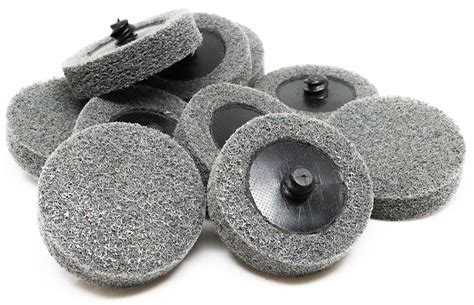 2 Quick Change Surface Preparation Wheels 10 Pack Grey Super Fine