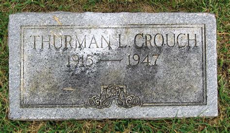 Thurman L Crouch 1915 1947 Find A Grave Memorial