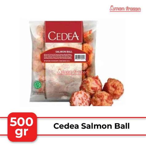 Jual CEDEA SALMON BALL 500GR Shopee Indonesia