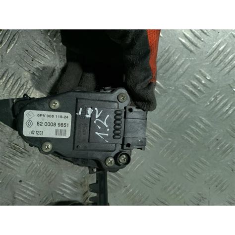 PEDAŁ GAZU POTENCJOMETR RENAULT KANGOO I LIFT 1 2 16V 2003 8200089851