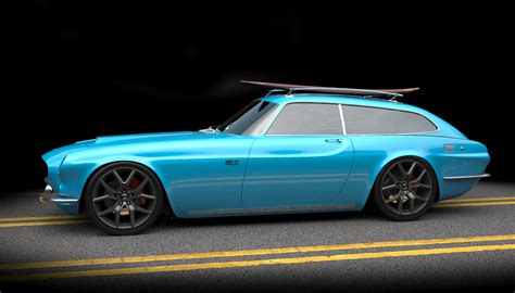 Custom Volvo P1800 Es On Behance