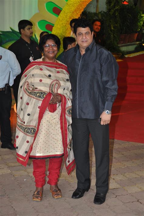 Gajendra Chauhan With His Wife Habiba At The Wedding Ceremony Of Esha