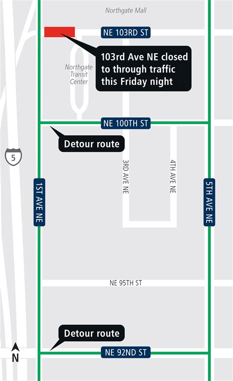 Nighttime closure of NE 103rd Street | Sound Transit