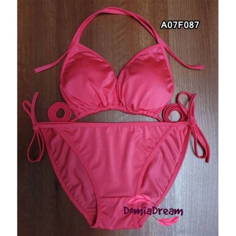 Jual Bikini Triangle Pink Fanta Shopee Indonesia