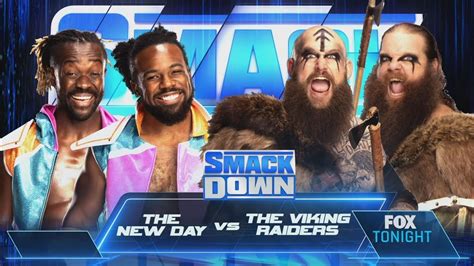 The New Day Vs The Viking Raiders WWE Smackdown 29 07 2022 En