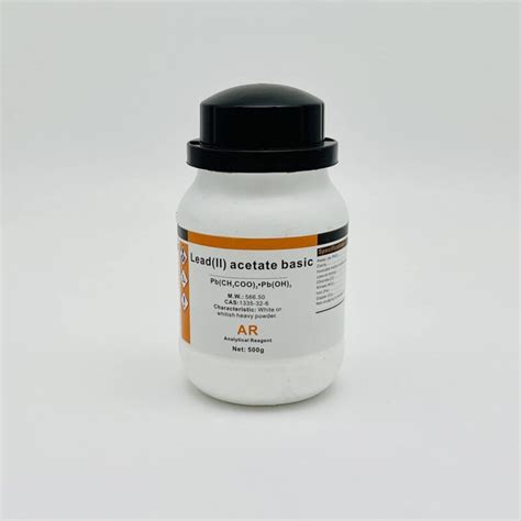 Lead II Acetate basic AR Chai 500G Xilong Cas 1335 32 6 Hóa