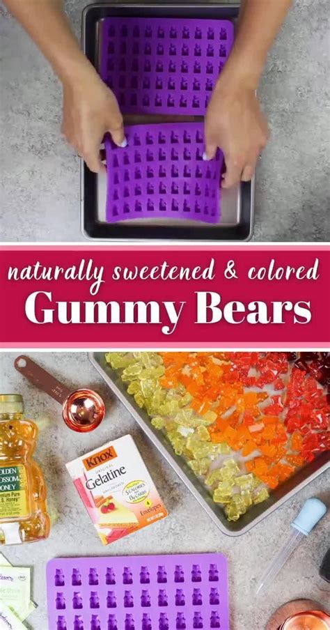 Healthy Gummies Recipe Easy 4 Ingredient Recipe Recept Gezonde