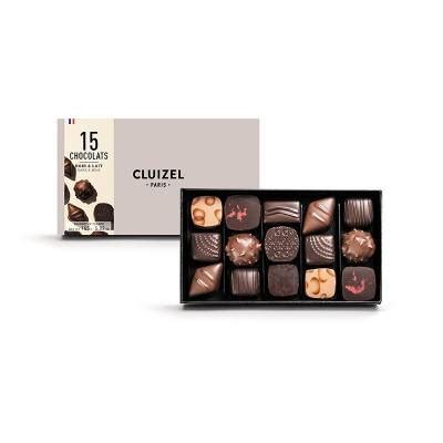 Maximiles Mes Cadeaux Coffret Noir Et Lait N15 Manufacture Cluizel