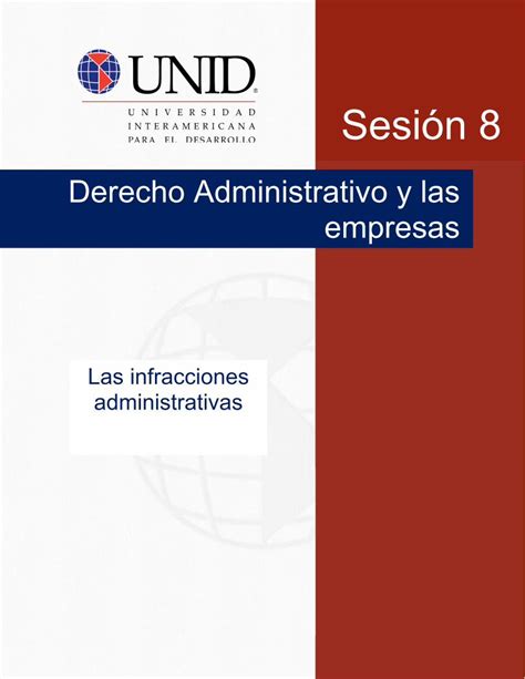 Pdf Las Infracciones Administrativas Mi Materia En L Neamoodle