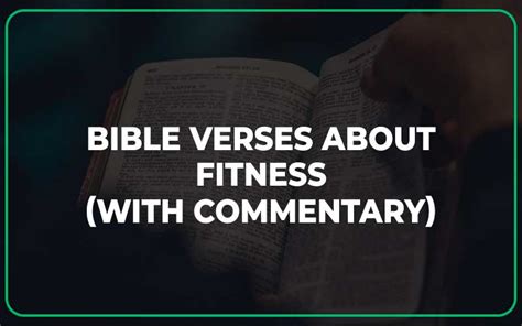 25 Bible Verses About Fitness With Commentary Scripture Savvy