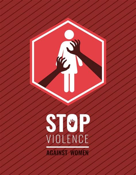 Stop Violence Poster 3749021 Vector Art At Vecteezy