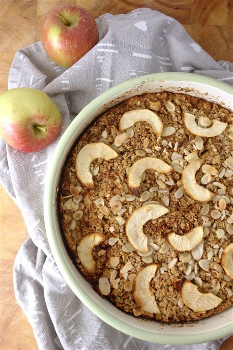 Cinnamon Apple Baked Oatmeal A Dash Of Ginger