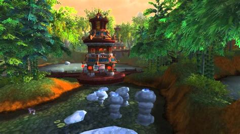 World Of Warcraft Mists Of Pandaria The Wandering Isle Youtube