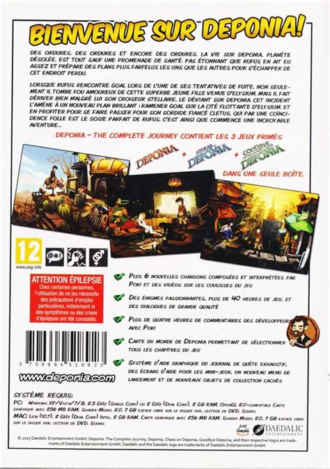 Deponia The Complete Journey Cover Or Packaging Material Mobygames