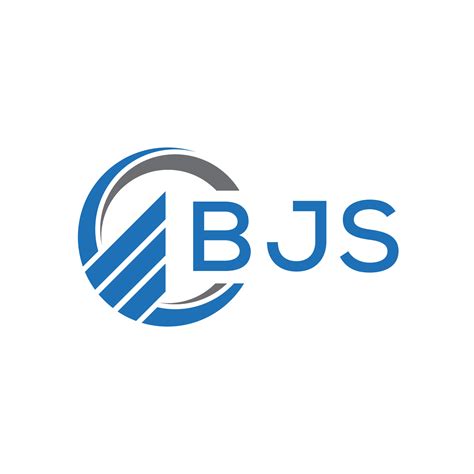 Bjs Flat Accounting Logo Design On White Background Bjs Creative