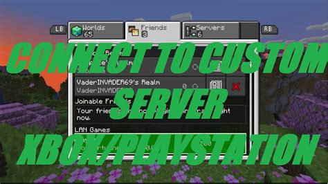 How To Connect To A Custom Minecraft Server On Xbox And Playstation