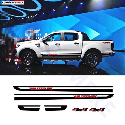 Calcos Franjas Laterales Kit Ford Ranger Wildtrak X Lookme Design