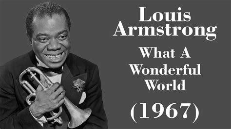 Louis Armstrong What A Wonderful World Legendas En Pt Br Youtube