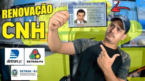 Como Renovar A Cnh Carteira Nacional De HabilitaÇÃo Youtube