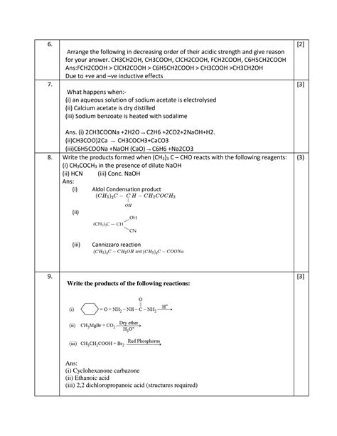 Solution Aldehydes Ketones And Carboxylic Acids Worksheet Studypool