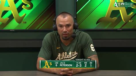 Jace Peterson details A's mindset as they rallied to beat Astros 4-1 ...