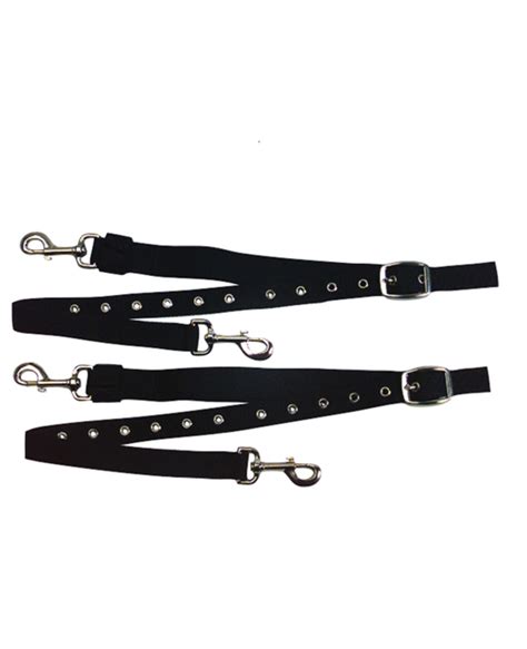 Side Reins Equest Buckle Style Blk Horse Lunging And Training Equipment