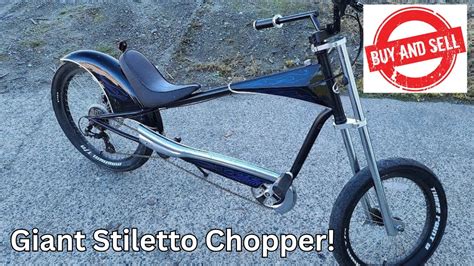 Buy And Sell Giant Stiletto Chopper Bicycle Youtube