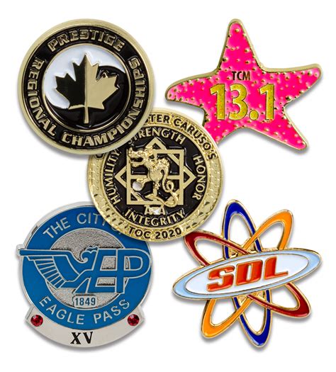 Custom Die Struck Soft Enamel Pins Maxwell Medals And Awards