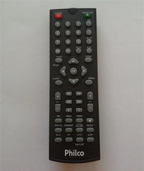 Controle Dvd Philco Ph155 Ph 170 Ripping Original MercadoLivre