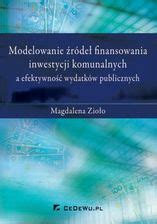 Modelowanie źródeł finansowania inwestycji komunalnych a efektywność